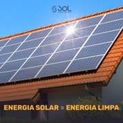 Energia Solar é Energia Limpa